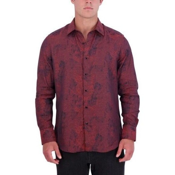 Robert Graham Limited Edition Mystique Shirt Men's 3XL Burgundy Classic - Picture 1 of 11